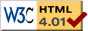 HTML 4.01 compliant